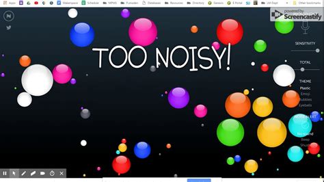 makes sense the last. . Bouncy balls noise monitor